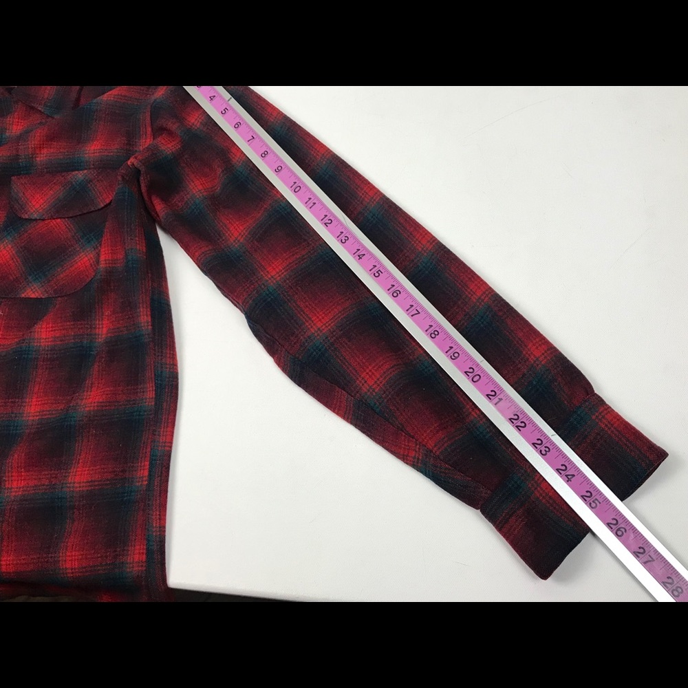 🛍 VTG Pendleton Woolrich Wool Plaid Board Shirt - Picture 9 of 9